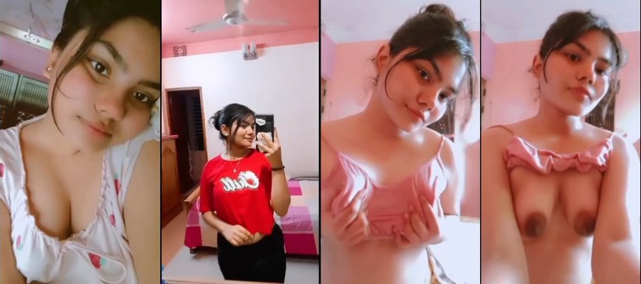 Cute Hot Desi Mal Shows her Boobs For BF