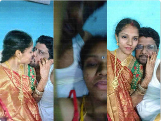 Tamil Newly Married Young Wife Boobs Showing on Videocall
